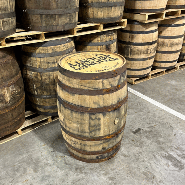 BOONE COUNTY BOURBON BARREL – FRESH DUMPED, ONCE USED - 53 GALLON - Image 3