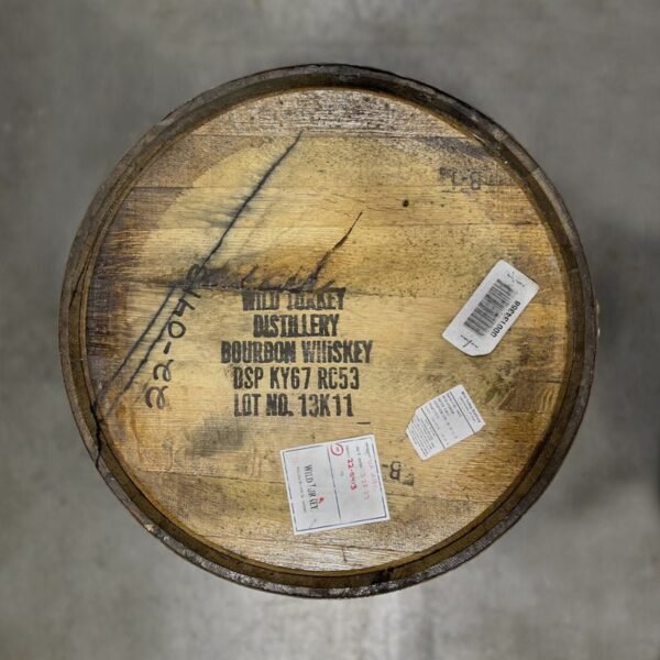 RUSSELL'S RESERVE – WILD TURKEY BOURBON BARREL – FRESH DUMPED, ONCE USED - 53 GALLON - Image 2