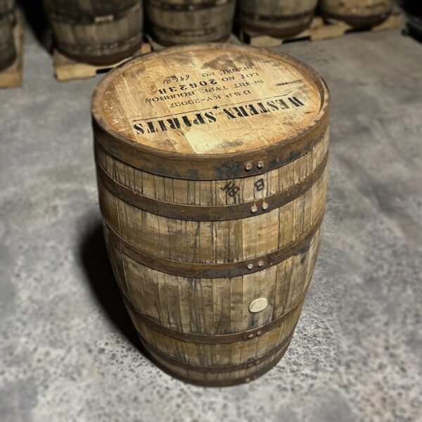 WESTERN SPIRITS BOURBON BARREL – 2+ YEARS AGED, ONCE USED - 53 GALLON - Image 2