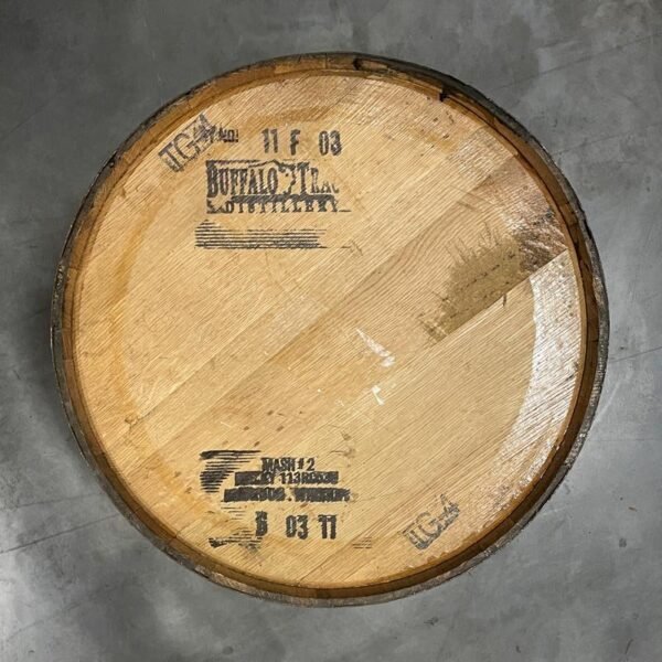 BUFFALO TRACE MASH #2 BOURBON BARREL – ONCE USED – 53 GALLONS - Image 2