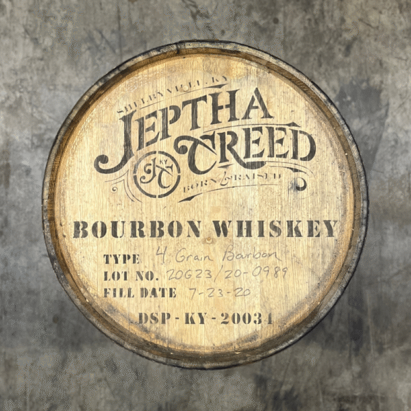 JEPHTA CREED STRAIGHT 4-GRAIN KENTUCKY BOURBON BARREL – ONCE USED – 53 GALLONS - Image 3