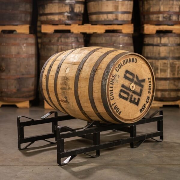 OLD ELK WHEATED BOURBON BARREL (HEAD BUNG) – ONCE USED – 53 GALLONS - Image 3