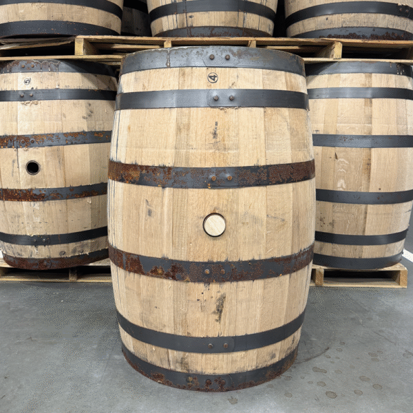 NEW AMERICAN WHITE OAK WHISKEY BARREL – NEVER USED – 53 GALLONS