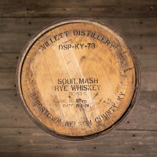 WILLETT RYE WHISKEY BARREL – ONCE USED – 53 GALLONS - Image 3