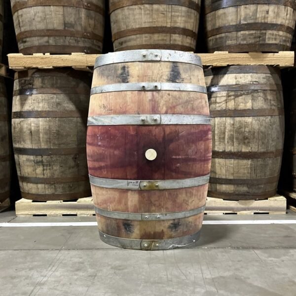 FRESHLY EMPTIED RED WINE BARREL – ONCE USED – 59/60 GALLONS - Image 9