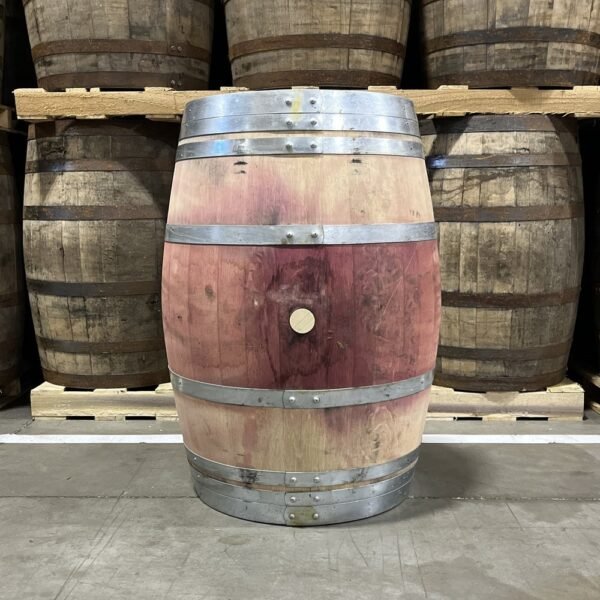 FRESHLY EMPTIED RED WINE BARREL – ONCE USED – 59/60 GALLONS - Image 12