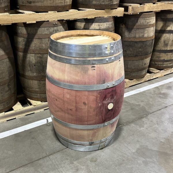 FRESHLY EMPTIED RED WINE BARREL – ONCE USED – 59/60 GALLONS - Image 11