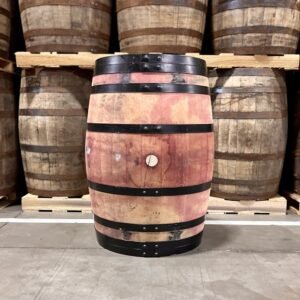 FRESHLY EMPTIED RED WINE BARREL – ONCE USED – 59/60 GALLONS