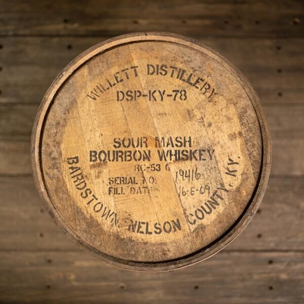 53 GALLON WILLETT DISTILLERY BOURBON DECOR BARREL - Image 3