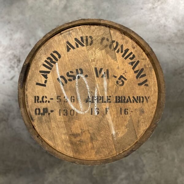 LAIRD'S APPLE BRANDY BARREL – FRESH DUMPED – 53 GALLONS - Image 2