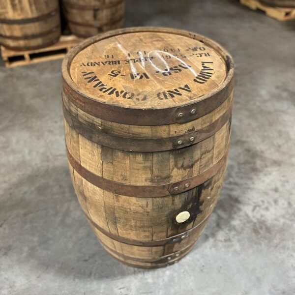 LAIRD'S APPLE BRANDY BARREL – FRESH DUMPED – 53 GALLONS - Image 3